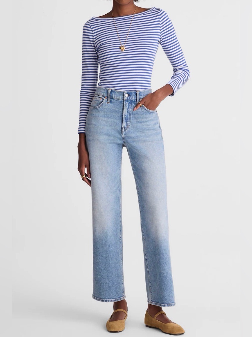 Madewell Vintage Wide Leg Crop. Hem Has Been Cut, Inseam Is 26 Inches